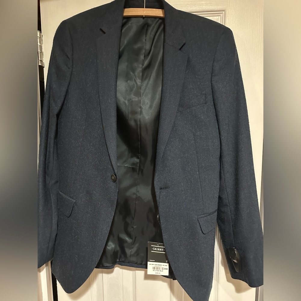 Size Size 34R Topman blue suit jacket. New with tags, never worn.
